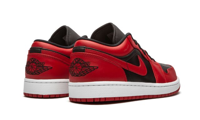 Jordan 1 Low Bred Toe Rojo