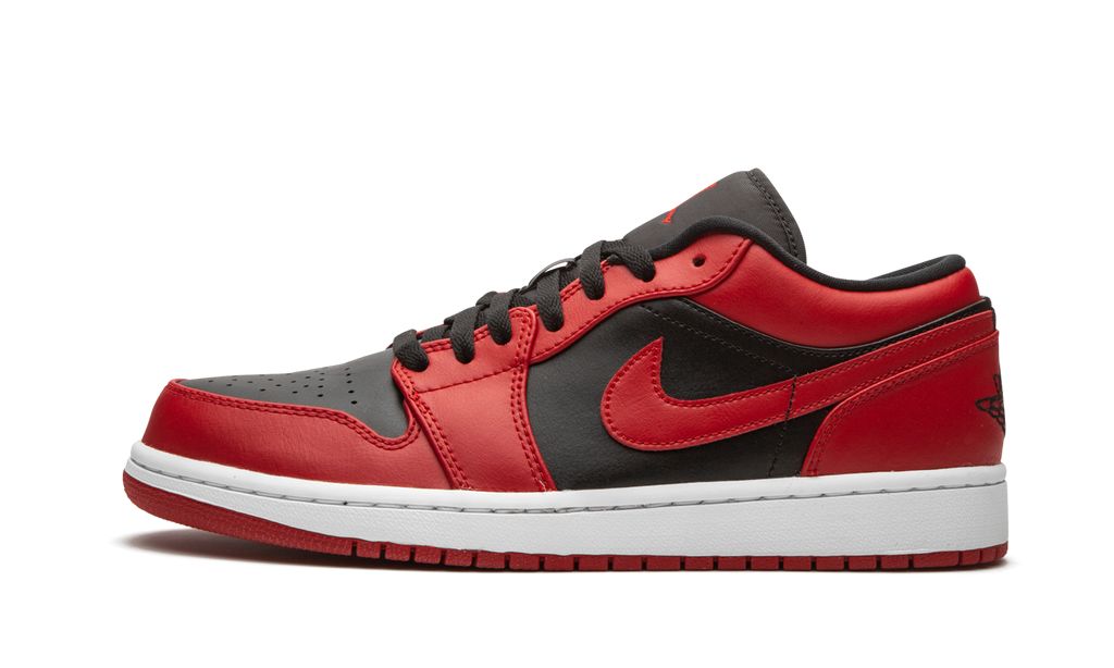 Jordan 1 Low Bred Toe Rojo