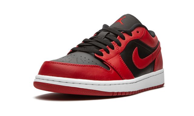Jordan 1 Low Bred Toe Rojo