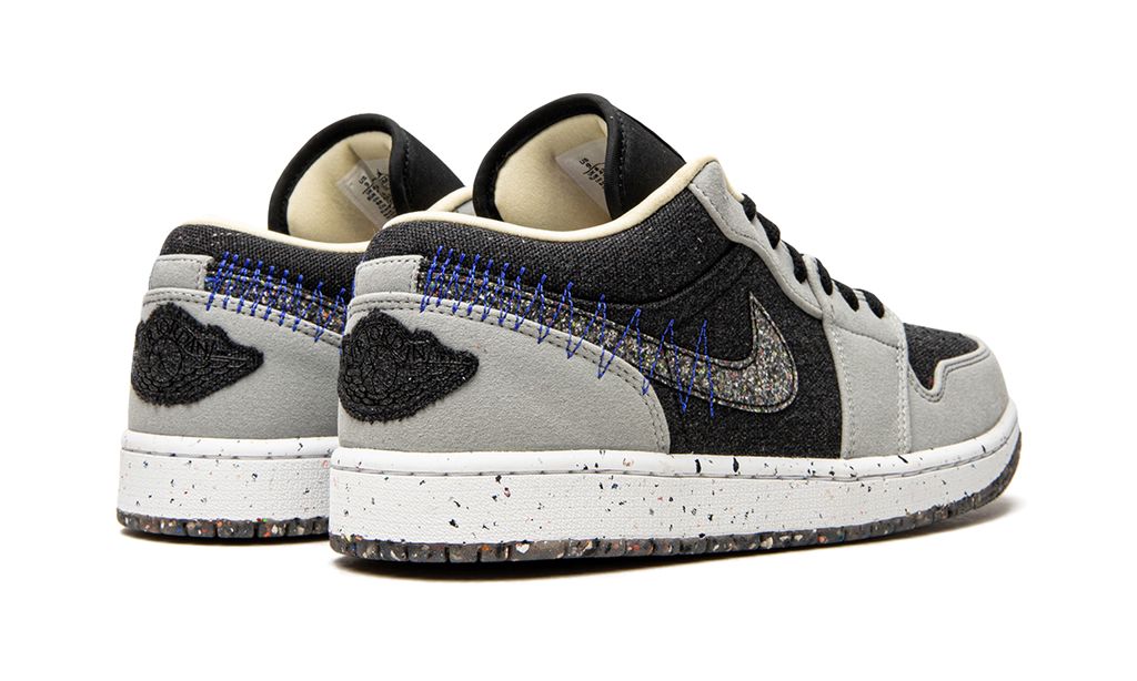 Jordan 1 Low SE Crater Schwarz Grau