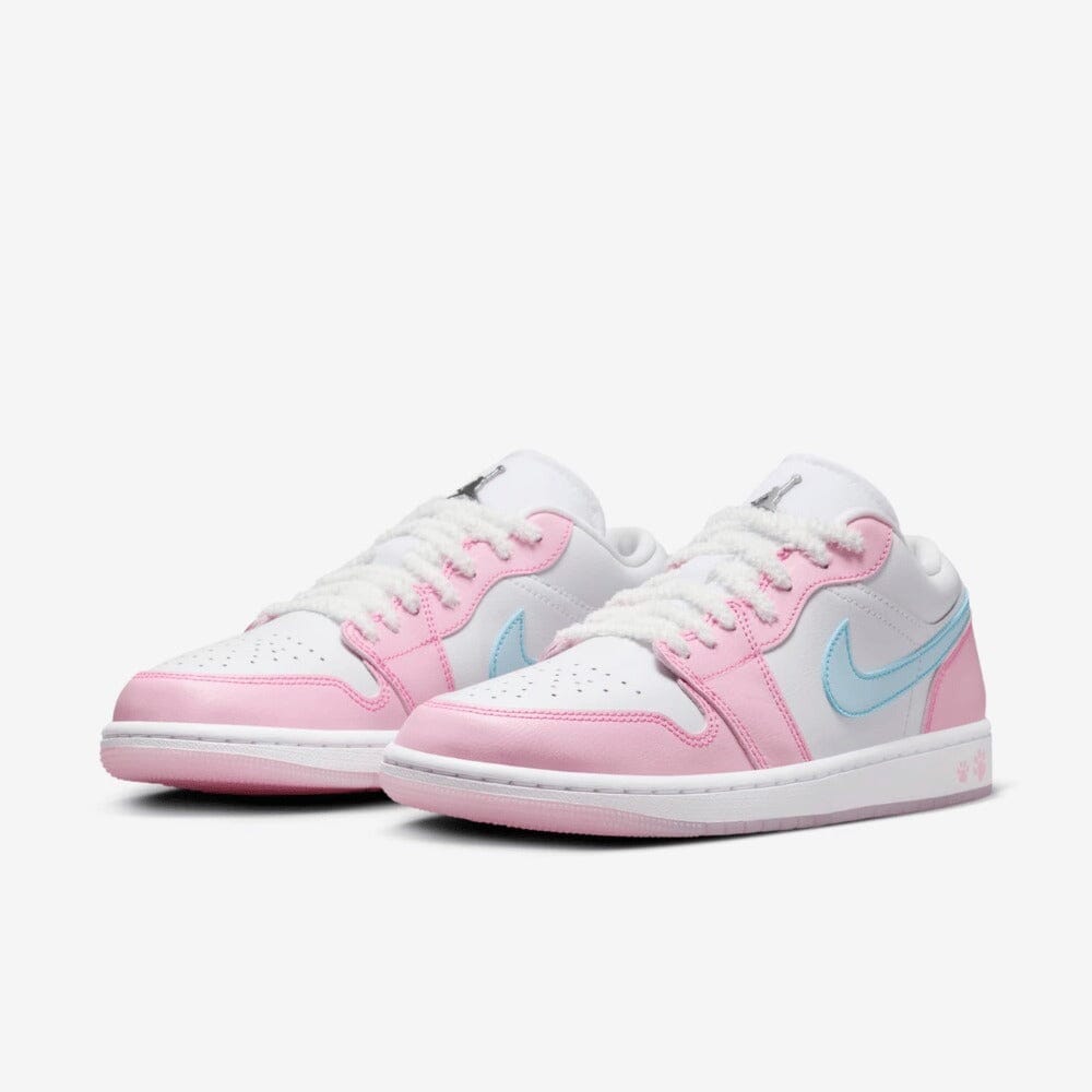 Jordan 1 Low SE Paw Print Rosa Schaumstoff