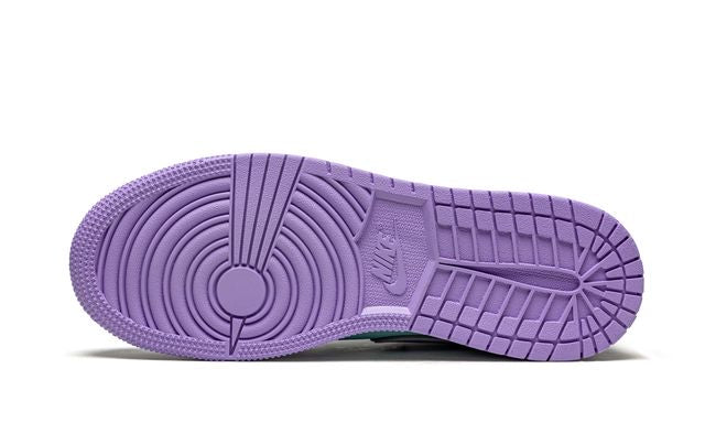 Jordan 1 Mid Purple Aqua