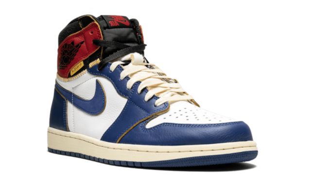 Jordan 1 Retro High Union Los Angeles Blaue Zehenpartie