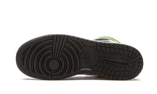 Jordan 1 Retro High Weiß Schwarz Volt University Gold