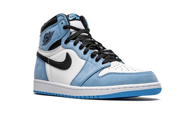 Jordan 1 Retro High Blanco Azul Universitario Negro