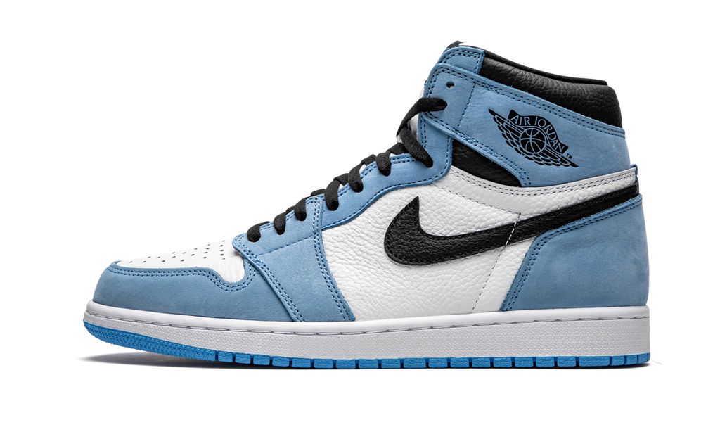 Jordan 1 Retro High Blanco Azul Universitario Negro