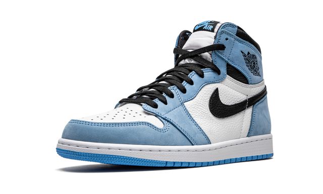 Jordan 1 Retro High Blanco Azul Universitario Negro