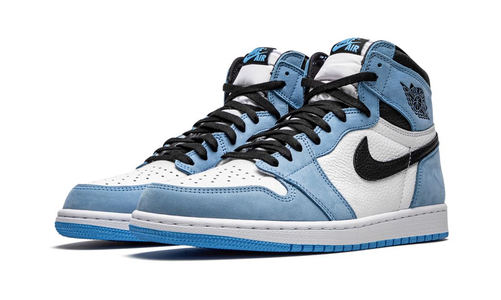 Jordan 1 Retro High Blanco Azul Universitario Negro