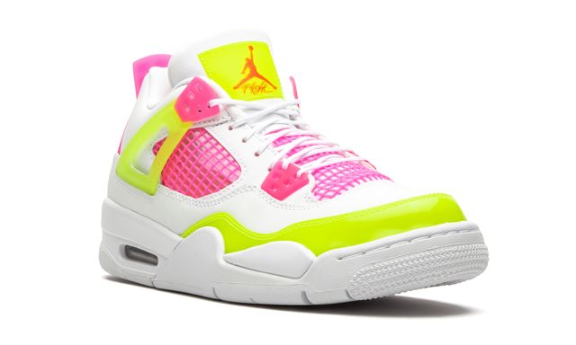 Jordan 4 Retro Weiß Zitronenpink