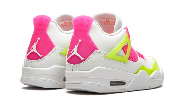Jordan 4 Retro Weiß Zitronenpink