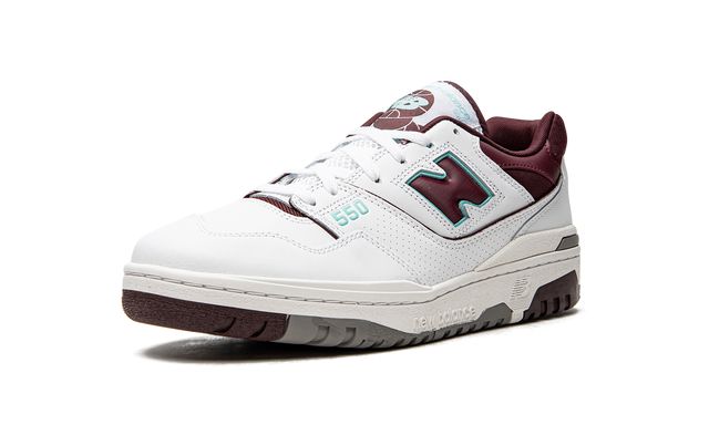New Balance 550 Borgoña Cian