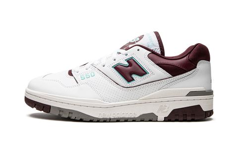 New Balance 550 Borgoña Cian