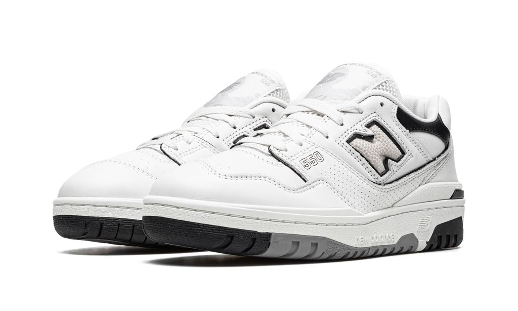 New Balance 550 Weiß Schwarz Regenwolke