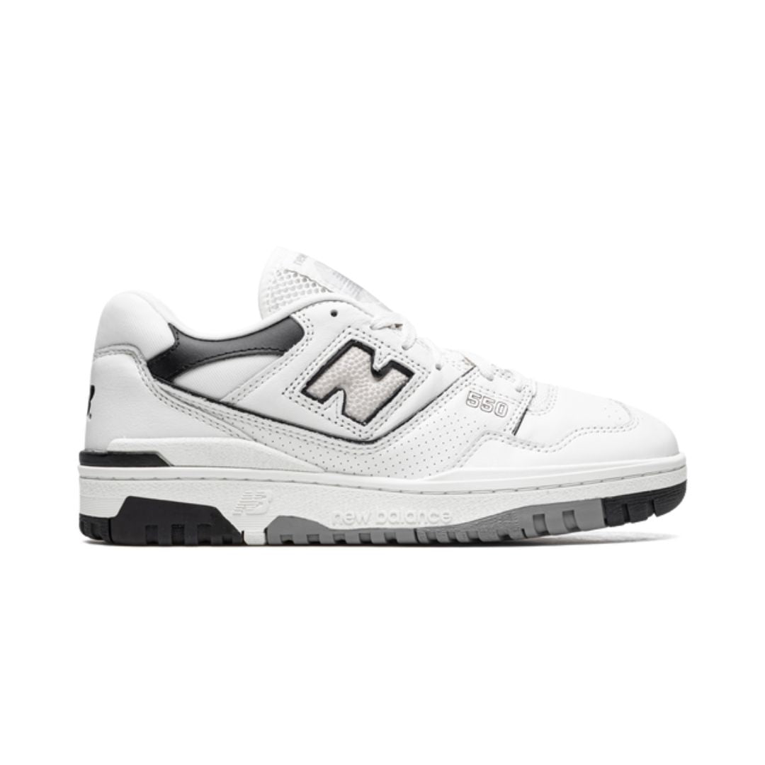 New Balance 550 Weiß Schwarz Regenwolke