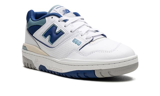 New Balance 550 Weiß Blau Groove