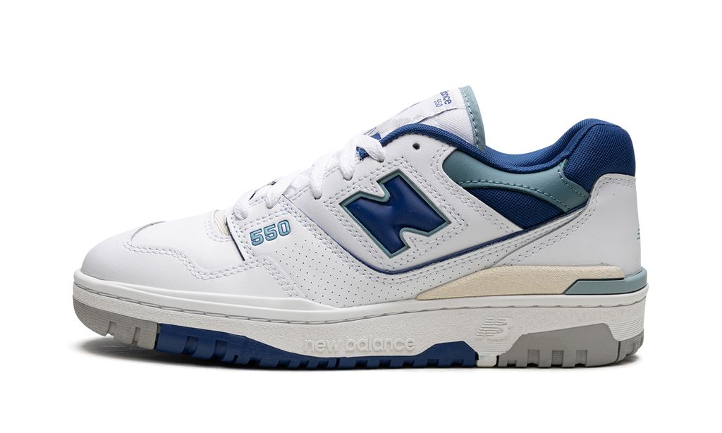 New Balance 550 Weiß Blau Groove