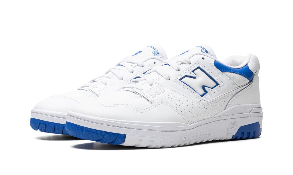 New Balance 550 Blanco Azul Cobalto