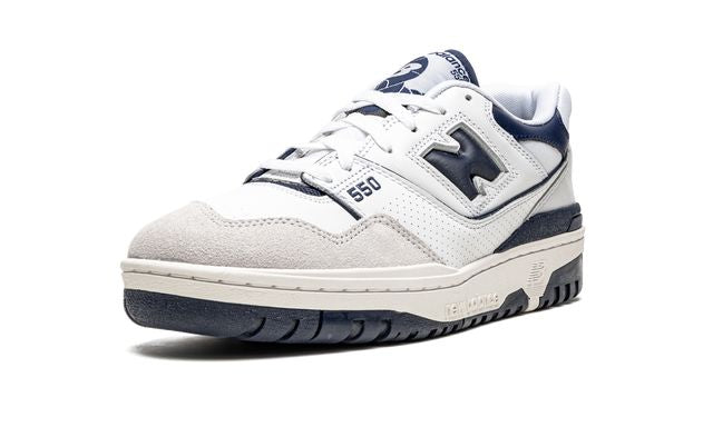 New Balance 550 Blanco Azul Marino