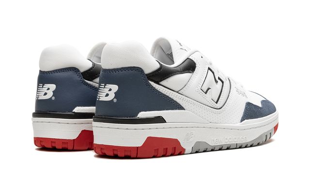 New Balance 550 Weiß Marine Rot