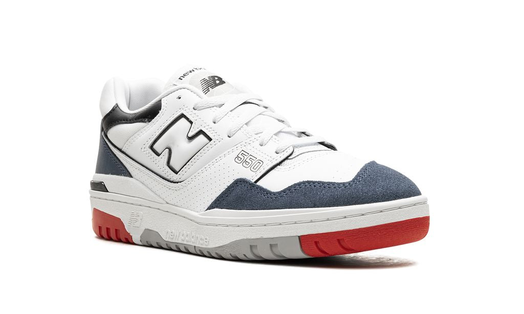 New Balance 550 Weiß Marine Rot