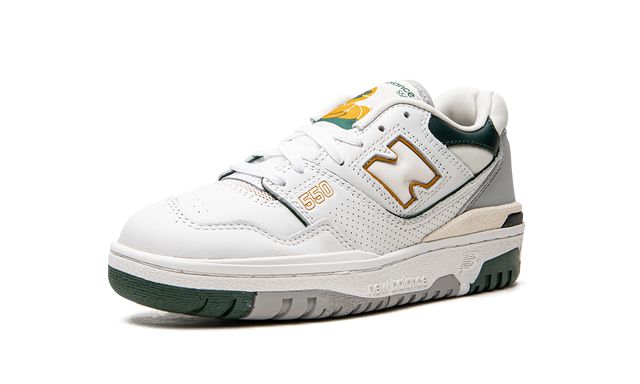 New Balance 550 Weiß Nachtwache Grün