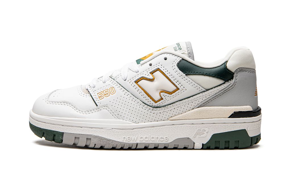 New Balance 550 Weiß Nachtwache Grün