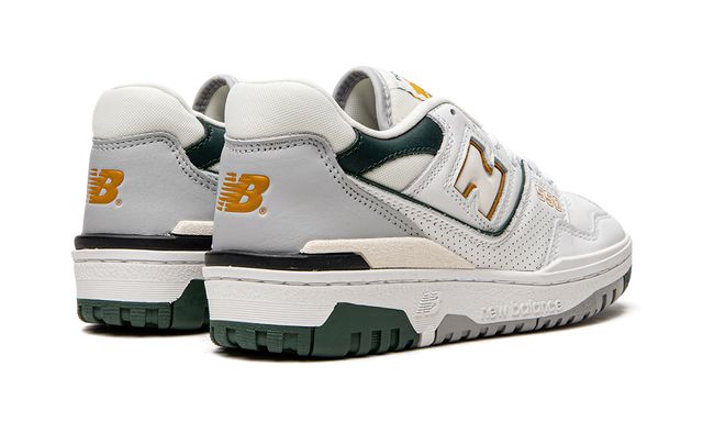New Balance 550 Weiß Nachtwache Grün