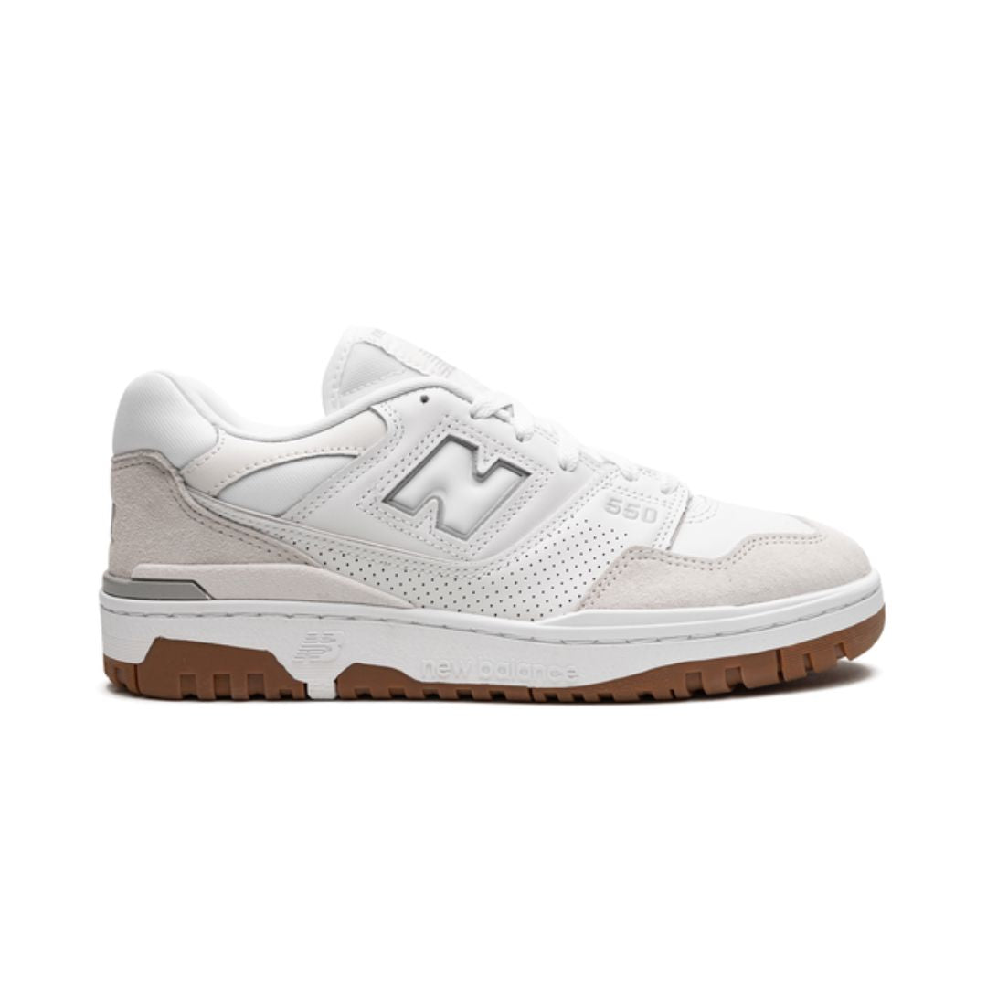 New Balance 550 Weiß/Gummi