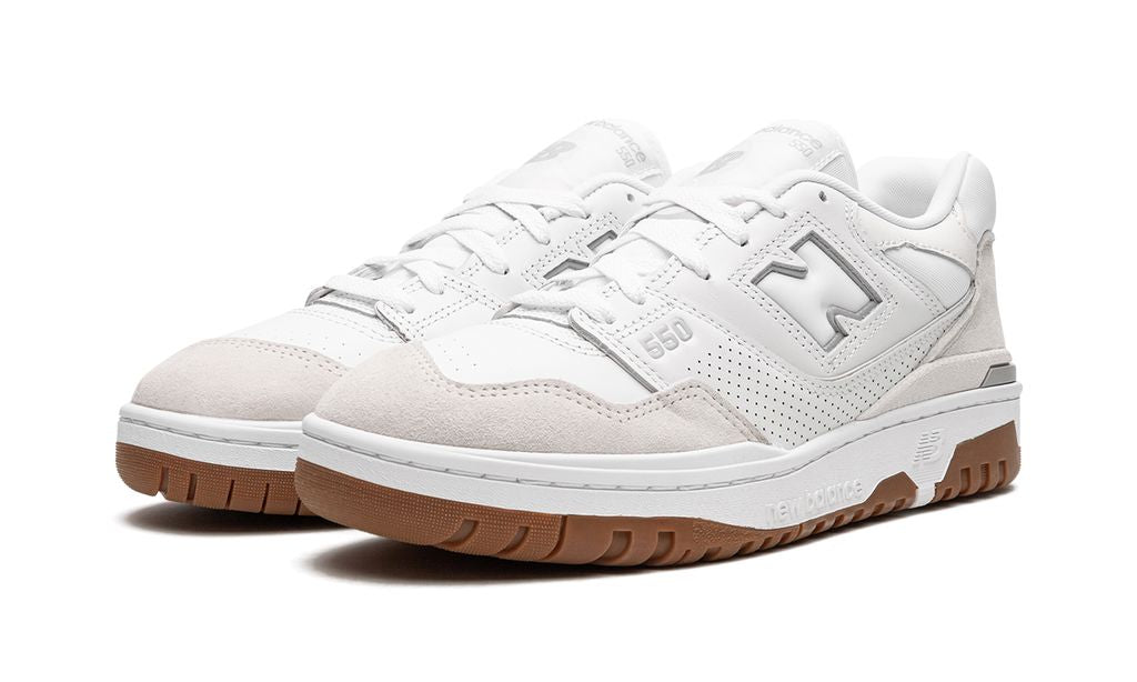 New Balance 550 Weiß/Gummi