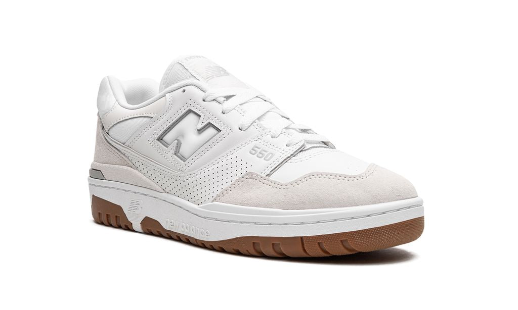 New Balance 550 Weiß/Gummi