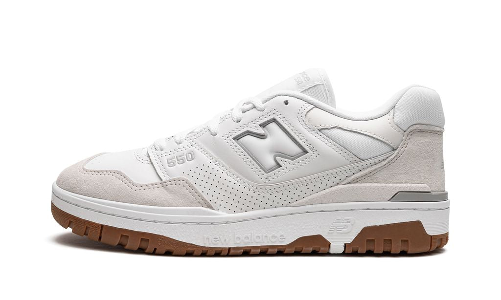 New Balance 550 Weiß/Gummi