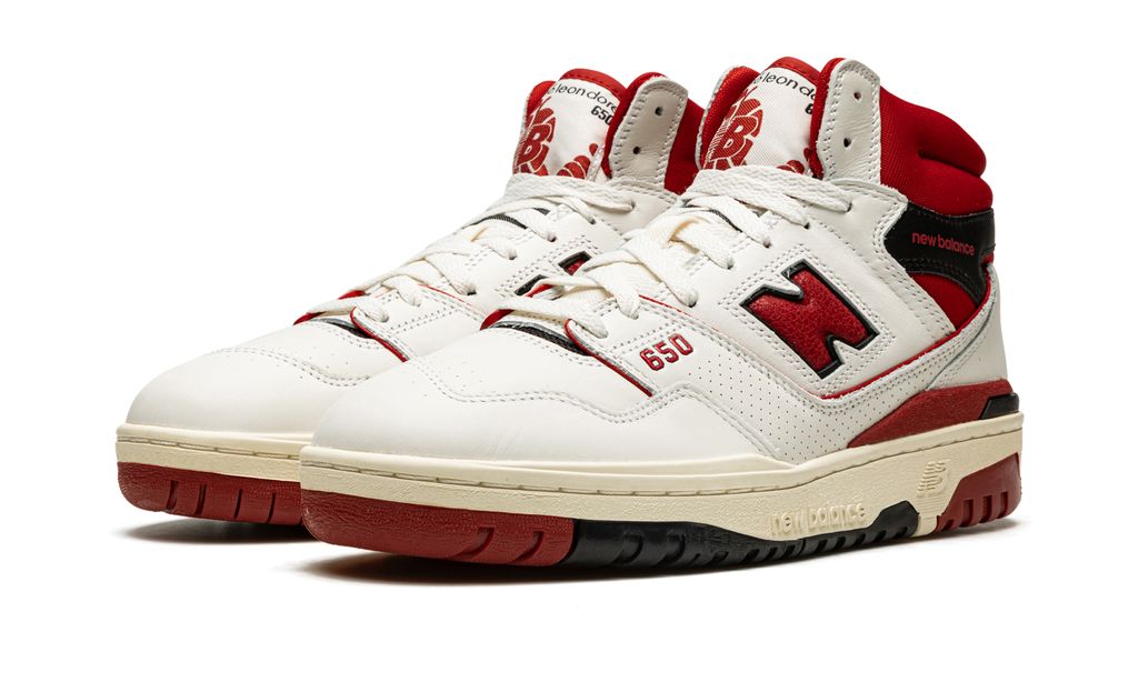 New Balance 650R Aimé Leon Dore - Blanco / Rojo