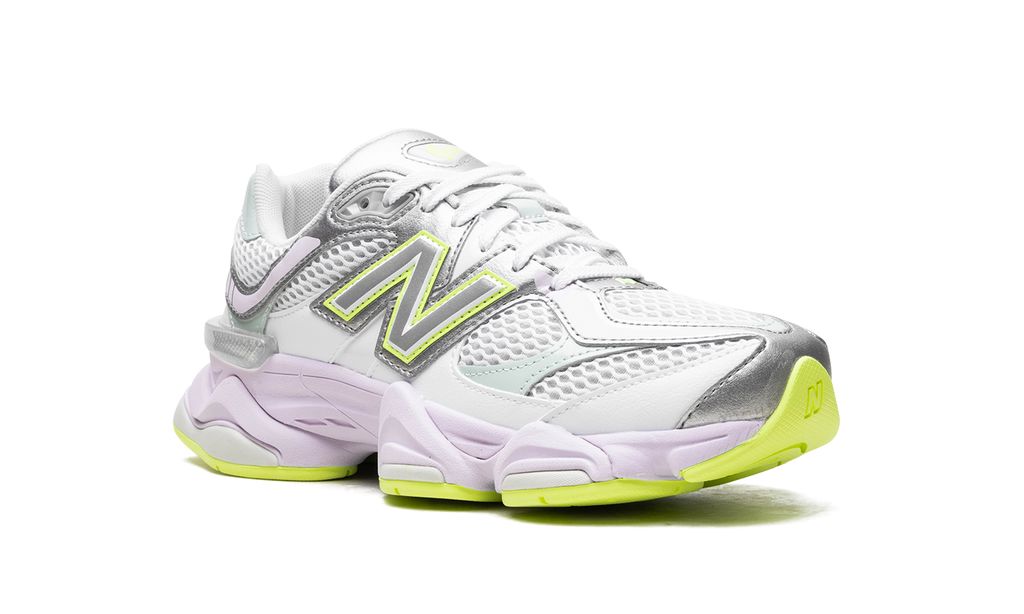 New Balance 9060 Weiß Silber Metallic Taro