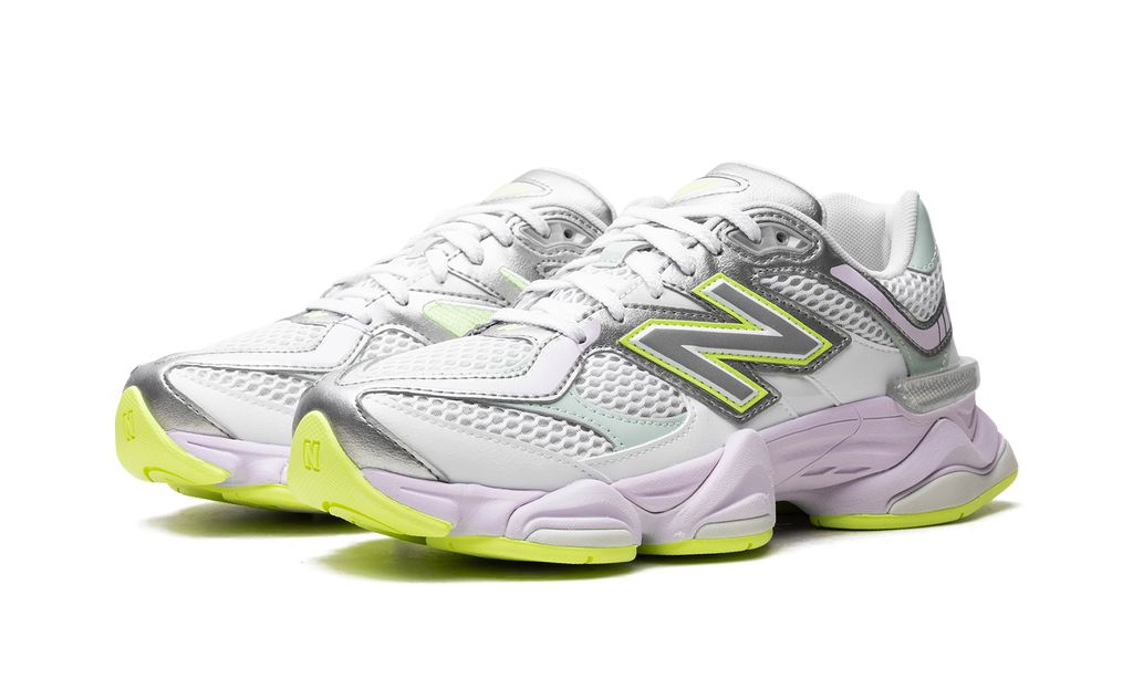 New Balance 9060 Weiß Silber Metallic Taro