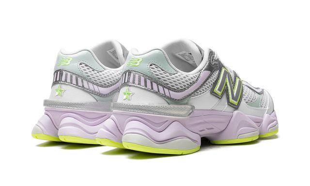 New Balance 9060 Weiß Silber Metallic Taro