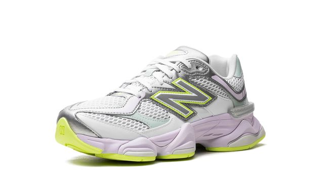 New Balance 9060 Weiß Silber Metallic Taro