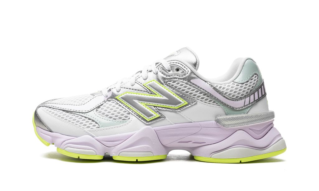New Balance 9060 Weiß Silber Metallic Taro