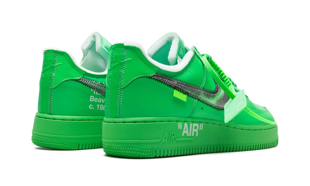 Nike Air Force 1 Low Off-White Hellgrün Spark