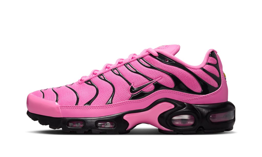 Nike Air Max Plus para mujer, color rosa y negro