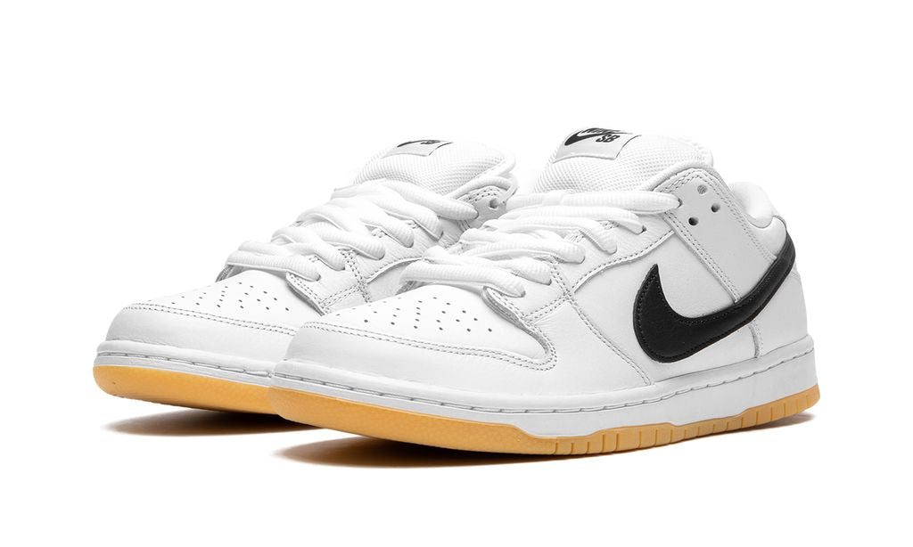 Nike SB Dunk Low Orange White Label Schwarz