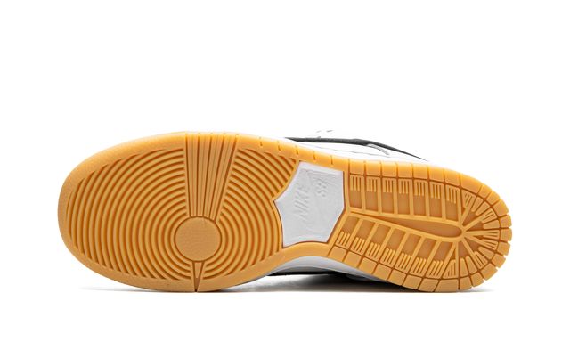 Nike SB Dunk Low Orange White Label Schwarz