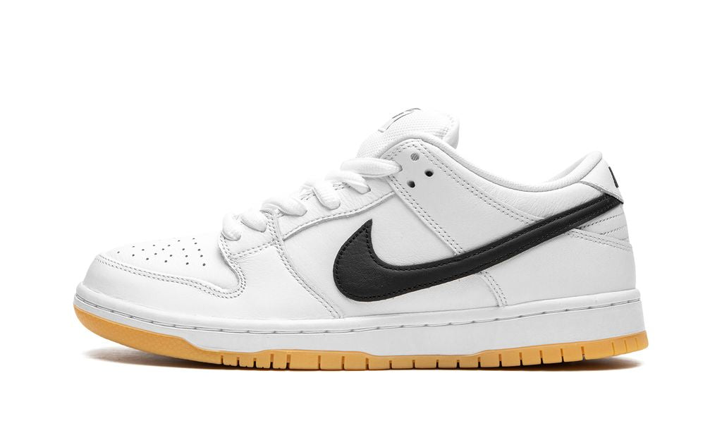 Nike SB Dunk Low Orange White Label Schwarz