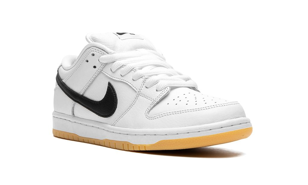 Nike SB Dunk Low Orange White Label Schwarz