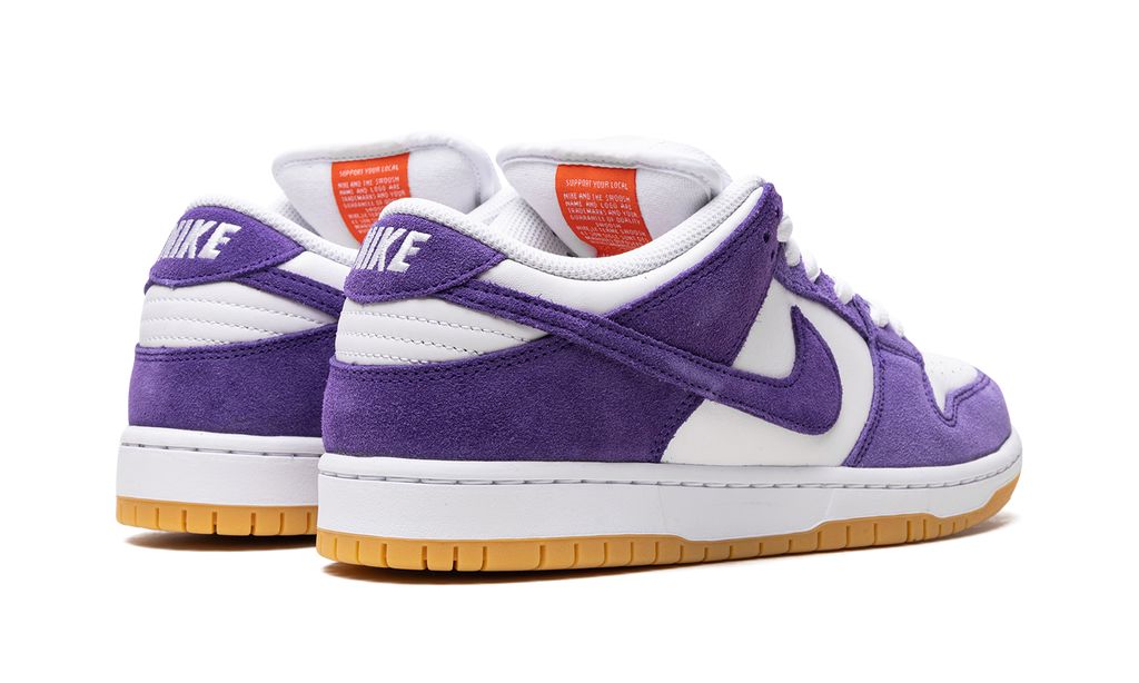 Nike SB Dunk Low Pro ISO Naranja Etiqueta Púrpura Cancha