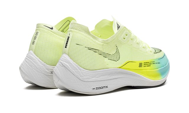 Nike ZoomX Vaporfly Next% 2 Barely Volt Turquesa