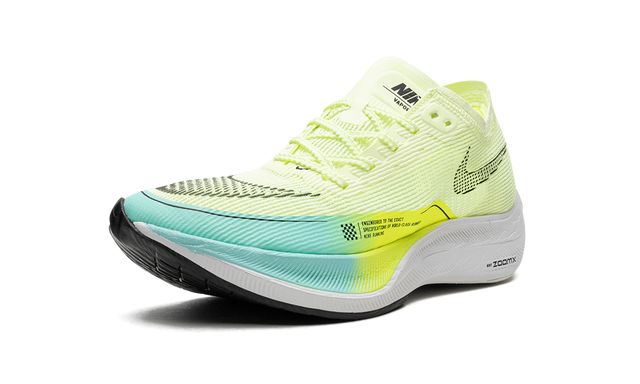 Nike ZoomX Vaporfly Next% 2 Barely Volt Turquesa