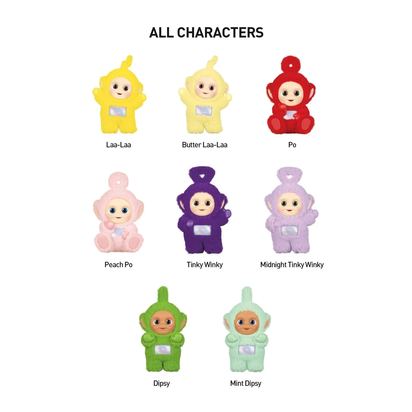 Caja sorpresa de peluches Teletubbies Vibrancy Series de POP MART