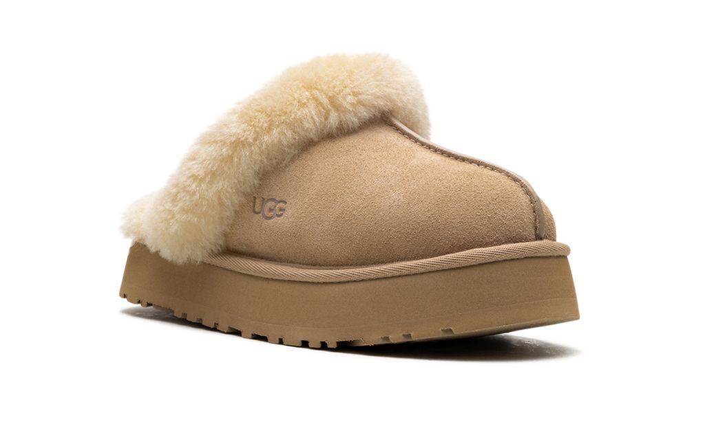 Pantuflas UGG Disquette para mujer en color arena
