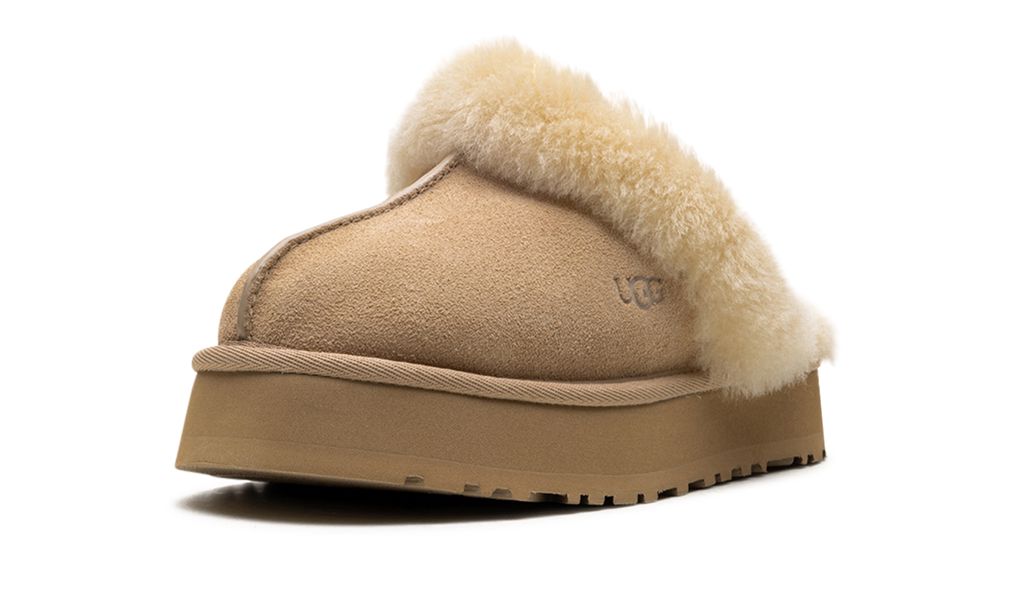 Pantuflas UGG Disquette para mujer en color arena