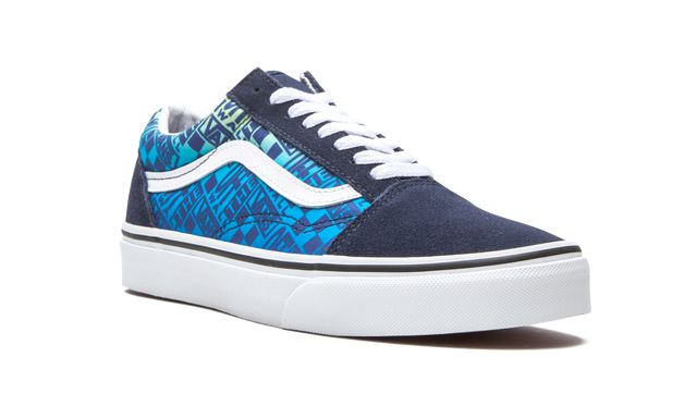 Logotipos Off-the-Wall de Vans Old Skool - Azul